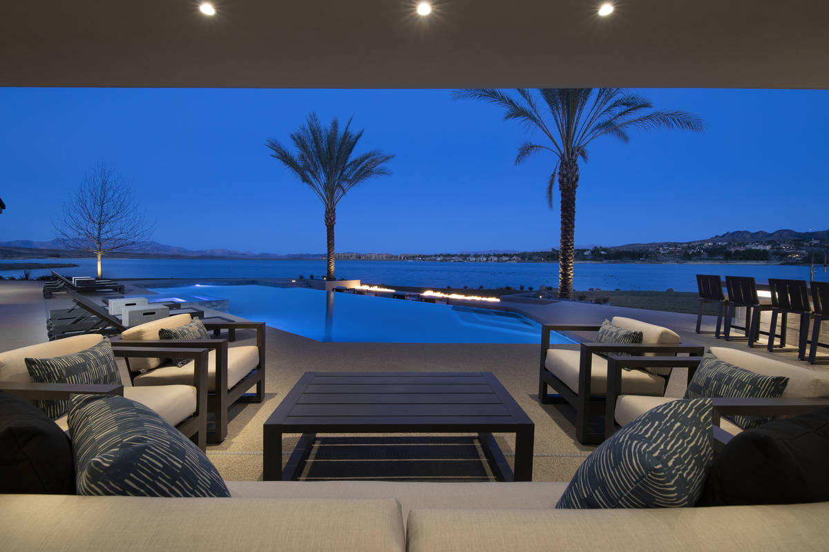An 8,838-square-foot home at 23 Summer House Drive in Henderson's Lake Las Vegas community rece ...