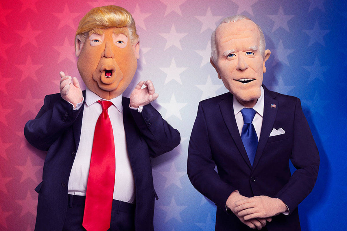 A promotional photo of the puppets in the skit show "Let's Be Real," which airs 9 p.m. Thursday ...