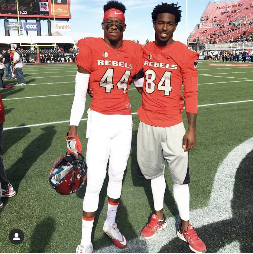 Kenny Keys (left) poses for a photo with his brother, Kendal. Courtesy Kendal Keys.