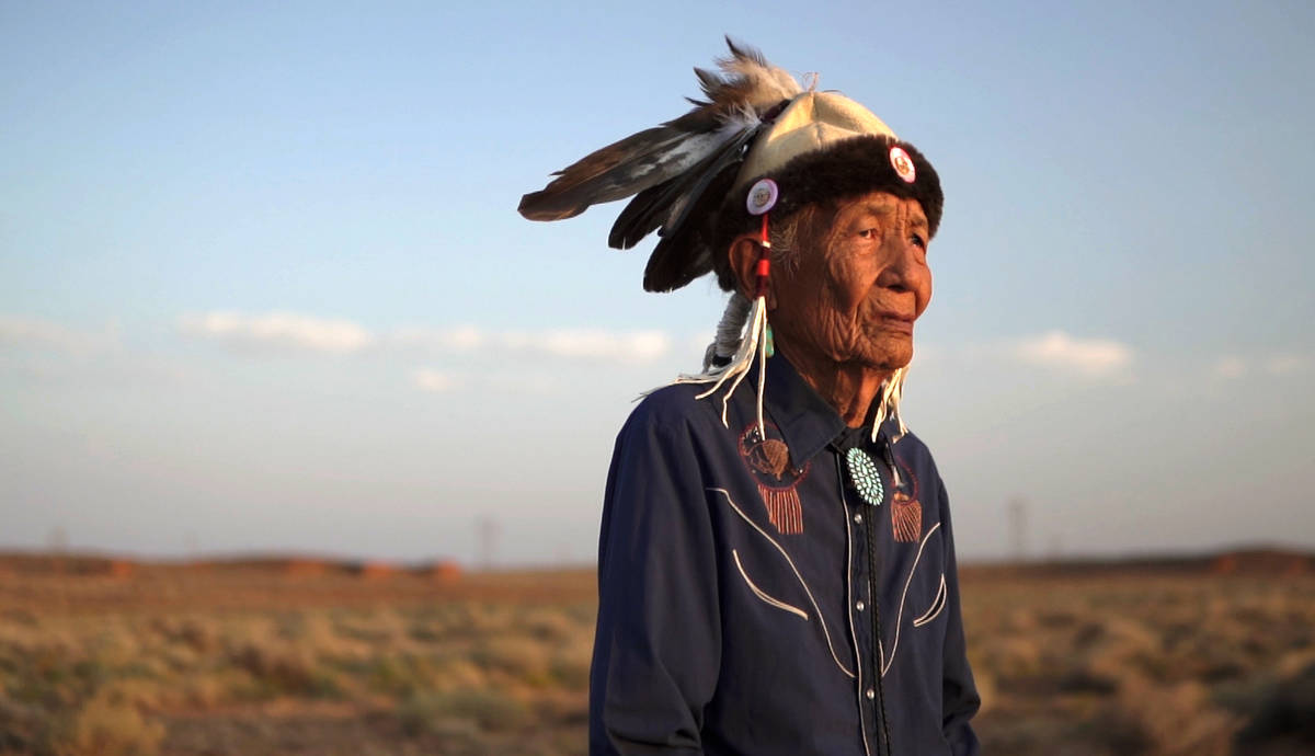 Jones Benally, early 90s, is a traditional Navajo medicine man. He is recognized by the state o ...