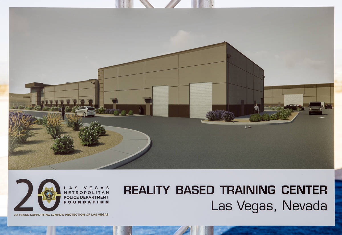 Display piece of the Las Vegas Metropolitan Police Department Reality Based Training Center cur ...