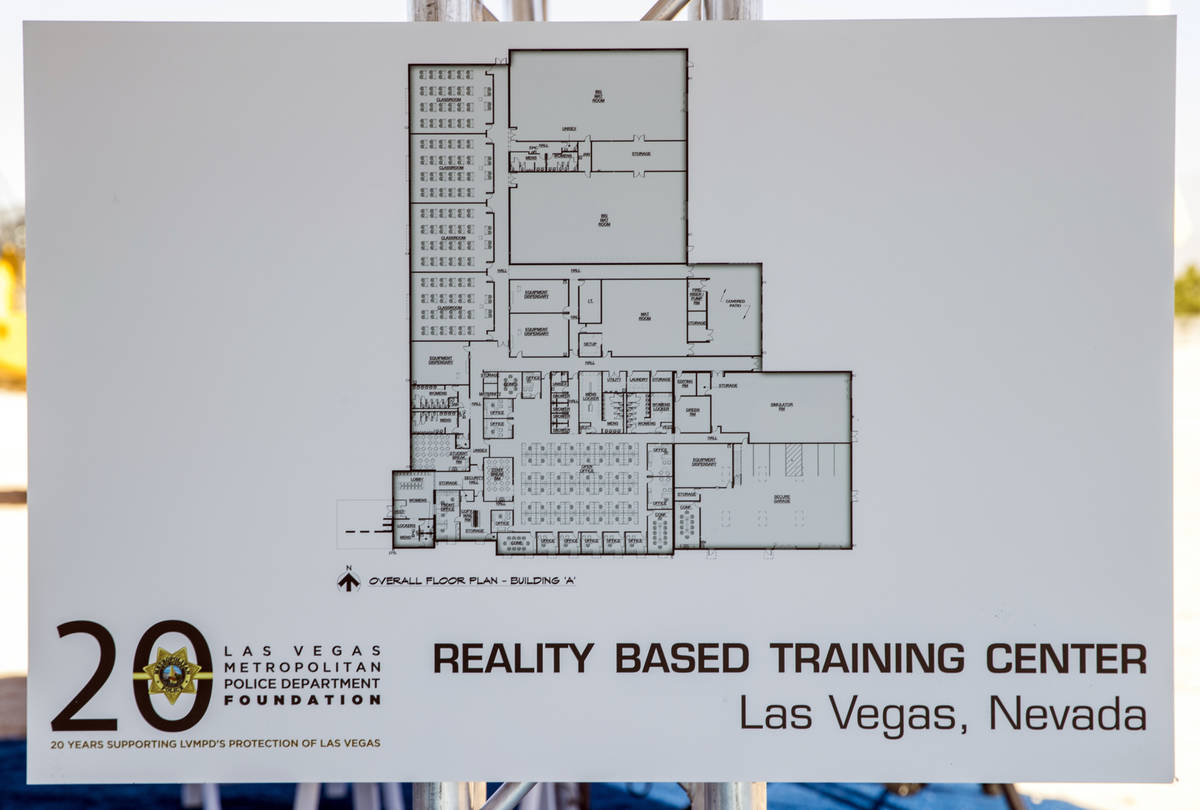 Display piece of the Las Vegas Metropolitan Police Department Reality Based Training Center cur ...