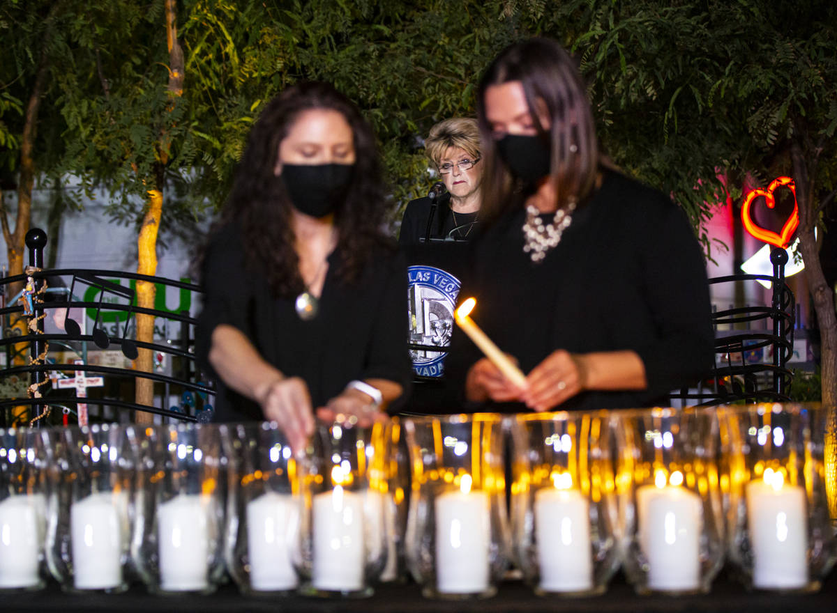 Mauricia Baca, left, of Get Outdoors Nevada, and Jasmine Freeman, special events administr ...