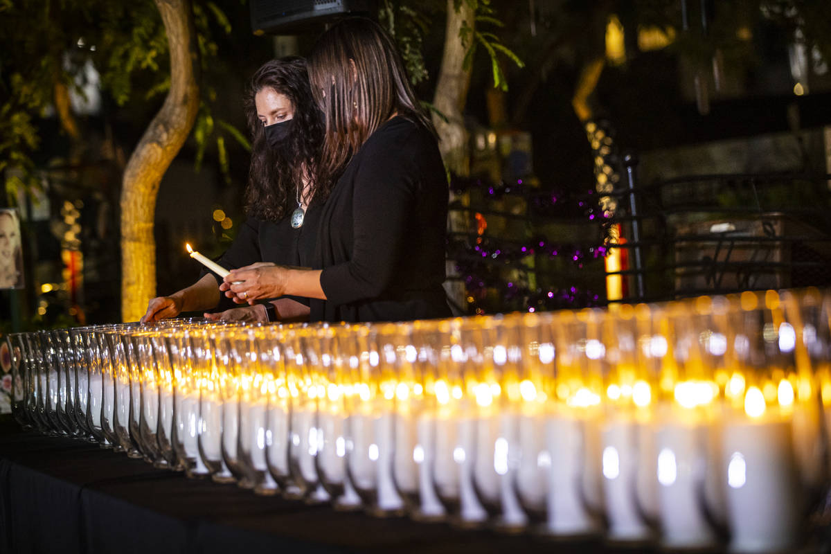 Mauricia Baca, left, of Get Outdoors Nevada, and Jasmine Freeman, special events administr ...