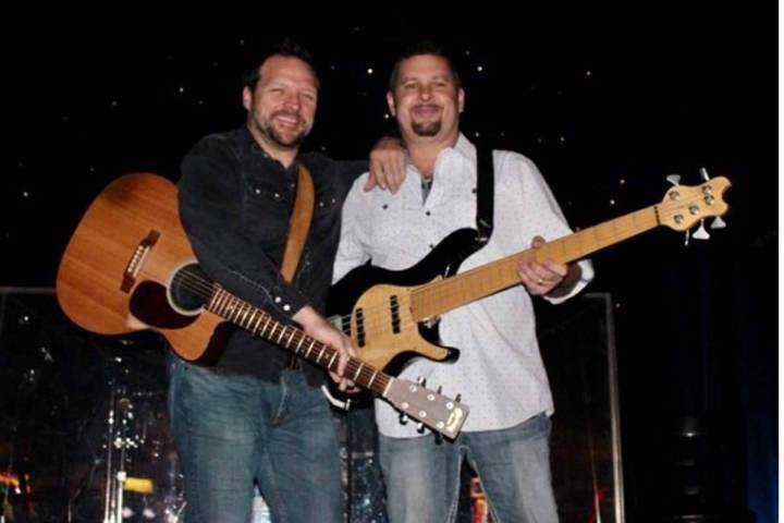 Michael Johnson, left, and Ray Allaire were longtime friends and popular Las Vegas musicians be ...