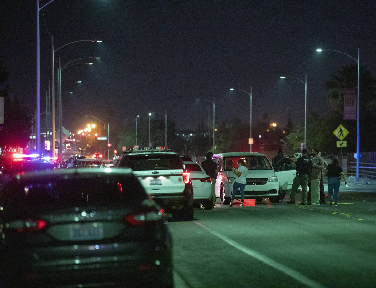 Police investigate the discovery of a dead child Monday, Oct. 5, 2020, on the 1700 block of H S ...