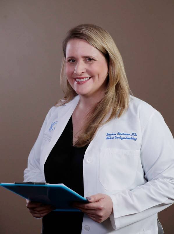 Stephani Christensen is a medical oncologist at Comprehensive Cancer Centers of Nevada. She is ...