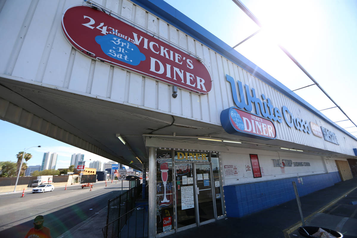 Vickie's Diner in Las Vegas, Saturday, Aug. 15, 2020. Vickie's Diner, 1700 Las Vegas Blvd. Sout ...