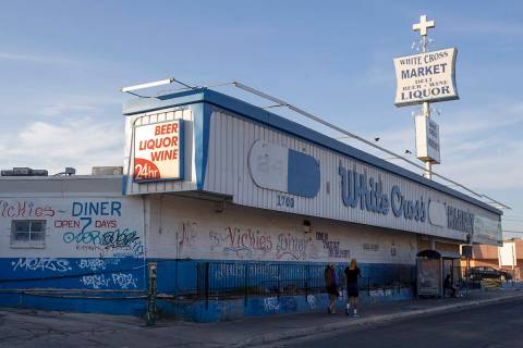 The building where now-closed businesses Vickie's Diner and White Cross Market used to operate ...