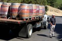 The Vegas Golden Knights owner Bill Foley at his Chalk Hill Estate Vineyards and Winery in Heal ...