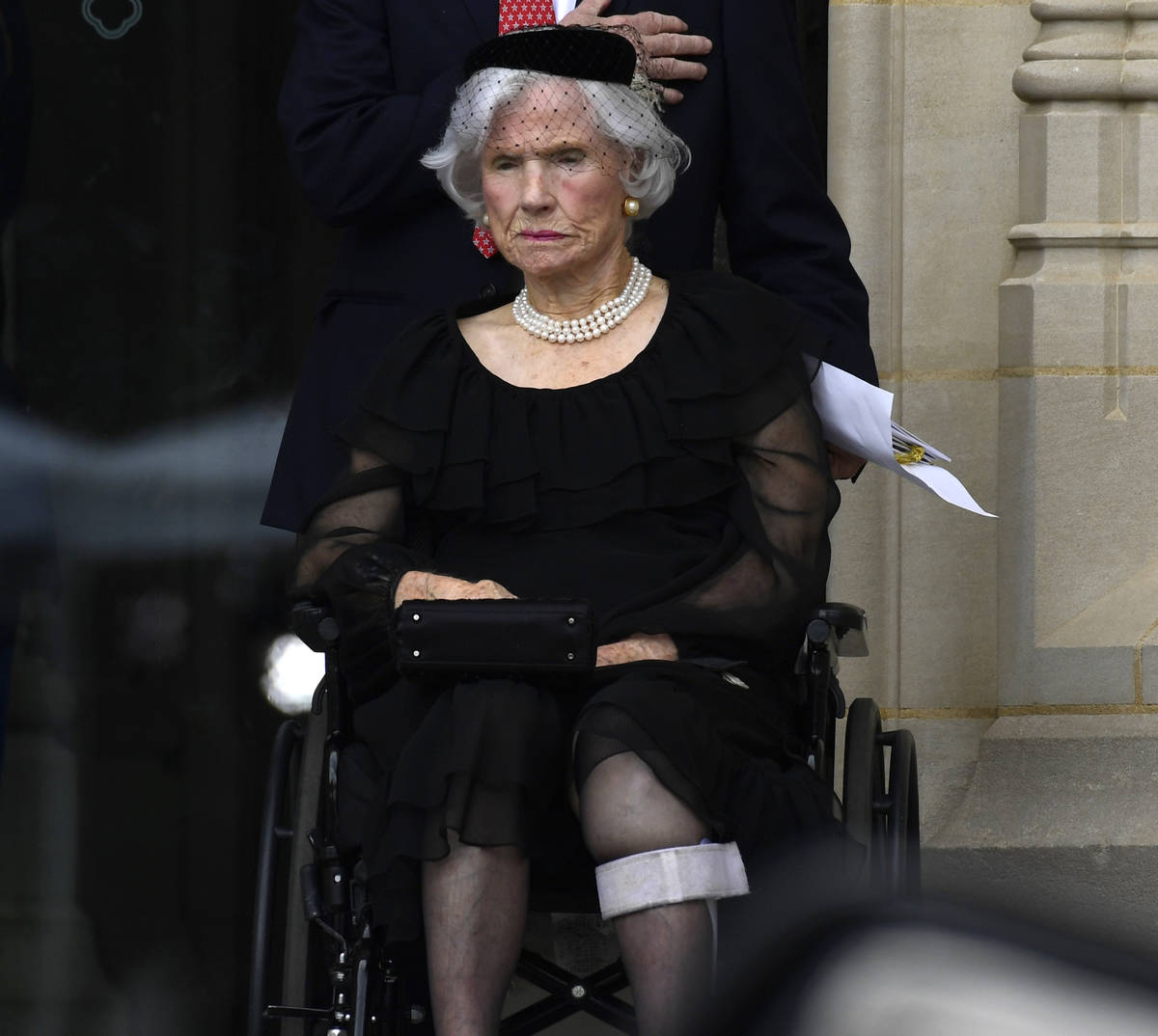 FILE - In this Sept. 1, 2018, file photo, Roberta McCain, mother of Sen. John McCain, R-Ariz., ...