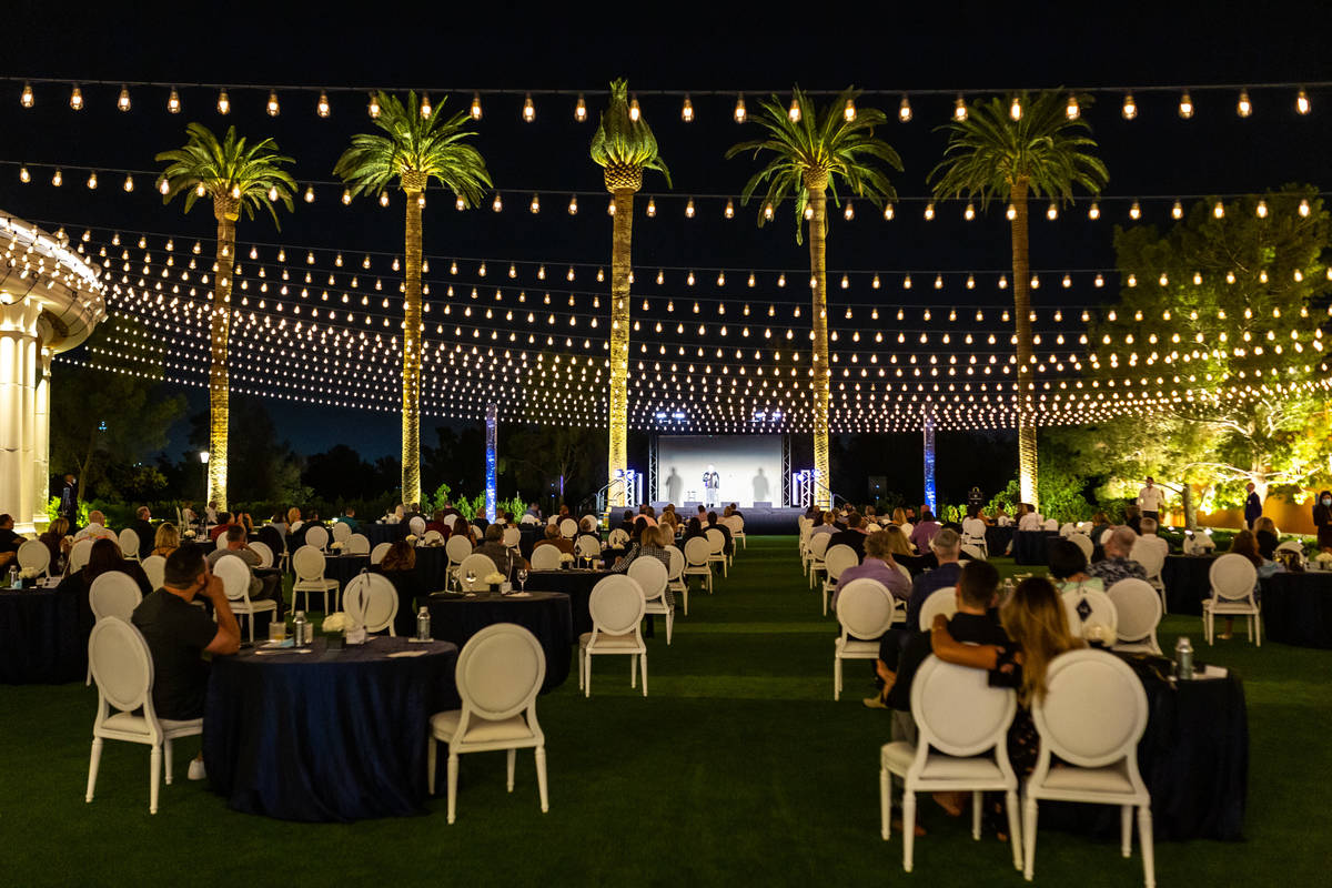 Sebastian Maniscalco performs at Wynn Las Vegas' Event Lawn at its outdoor Event Pavilion on Fr ...