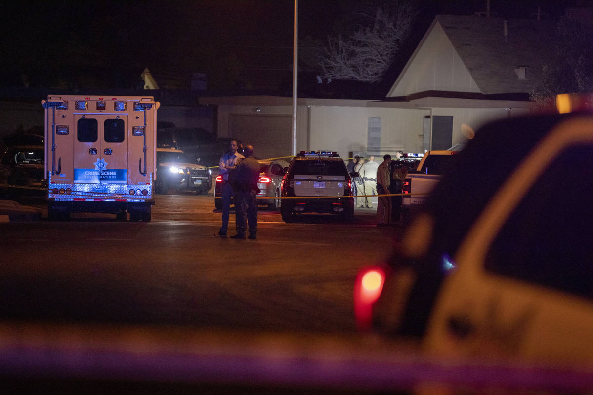 Las Vegas homicide detectives are investigating a stabbing death in the east valley Monday, Oct ...