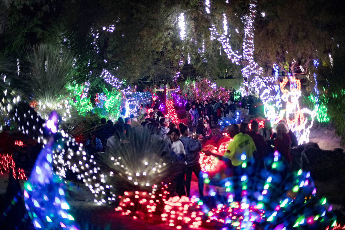 Ethel M's cactus garden will light up for the holidays