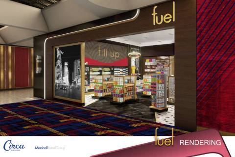 A rendering of Fuel, one of the retail components inside Circa. (Circa)