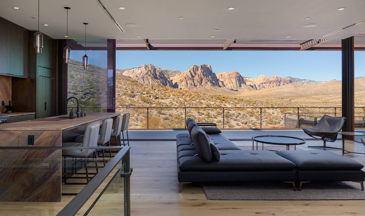 The Ivan Sher Group The second-floor offers striking views of the Spring Mountains that surroun ...