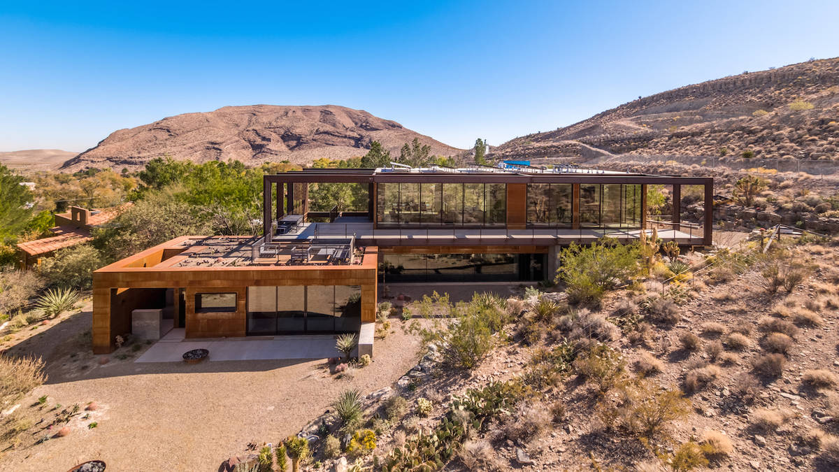 This Blue Diamond home at 4 Montana Court is listed for for $5.35 million. It's a modern take o ...