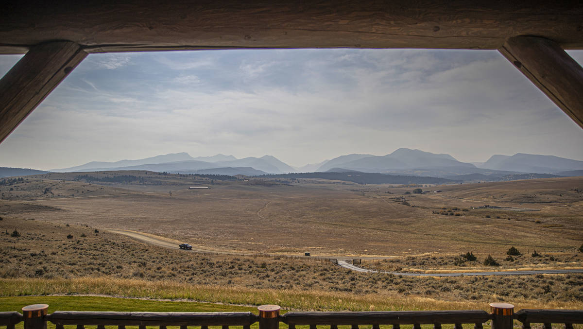 The view from the porch of a custom home at Rock Creek Cattle Company on Friday, Oct. 9, 2020, ...