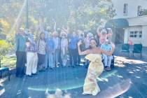 Lorena Peril performs at the Arden Wood Christian Science Nursing Care facility in San Francisc ...