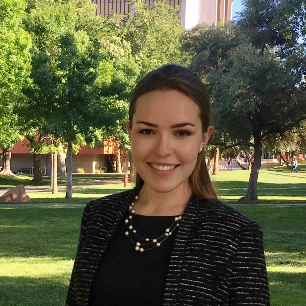 UNLV doctoral student Casey Barber is one of three student leaders for the contact tracing team ...