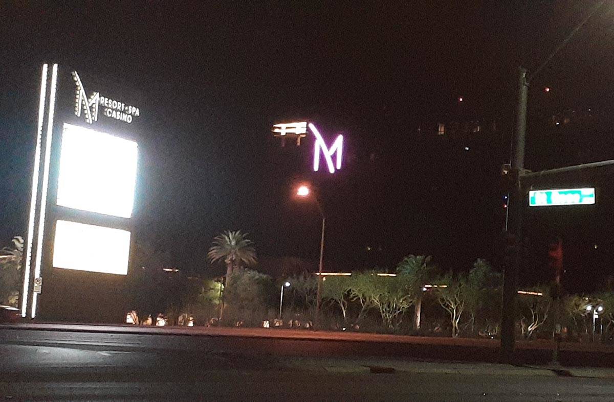 Police detained a person of interest as he exited the M Resort in Henderson late Monday, Oct. 1 ...