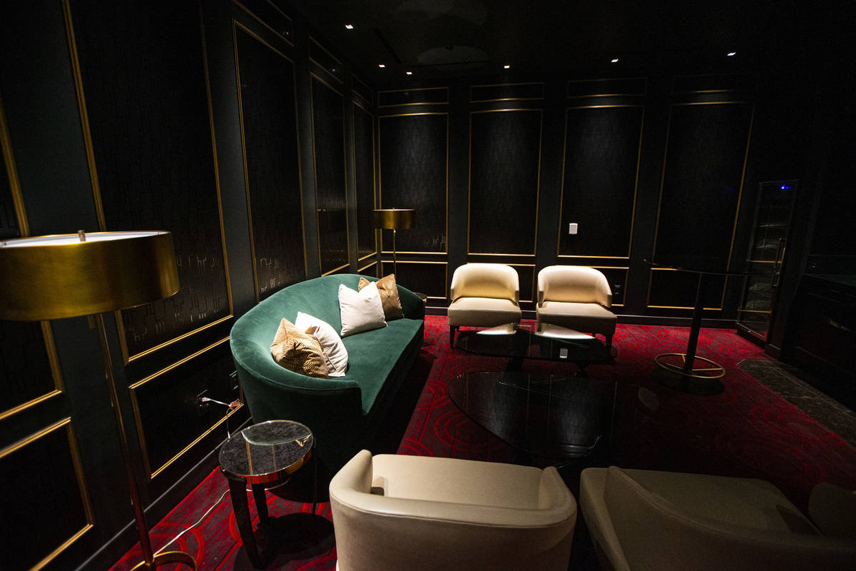 A private room inside the high limit gaming area during a tour of Circa, the first from-the-gro ...