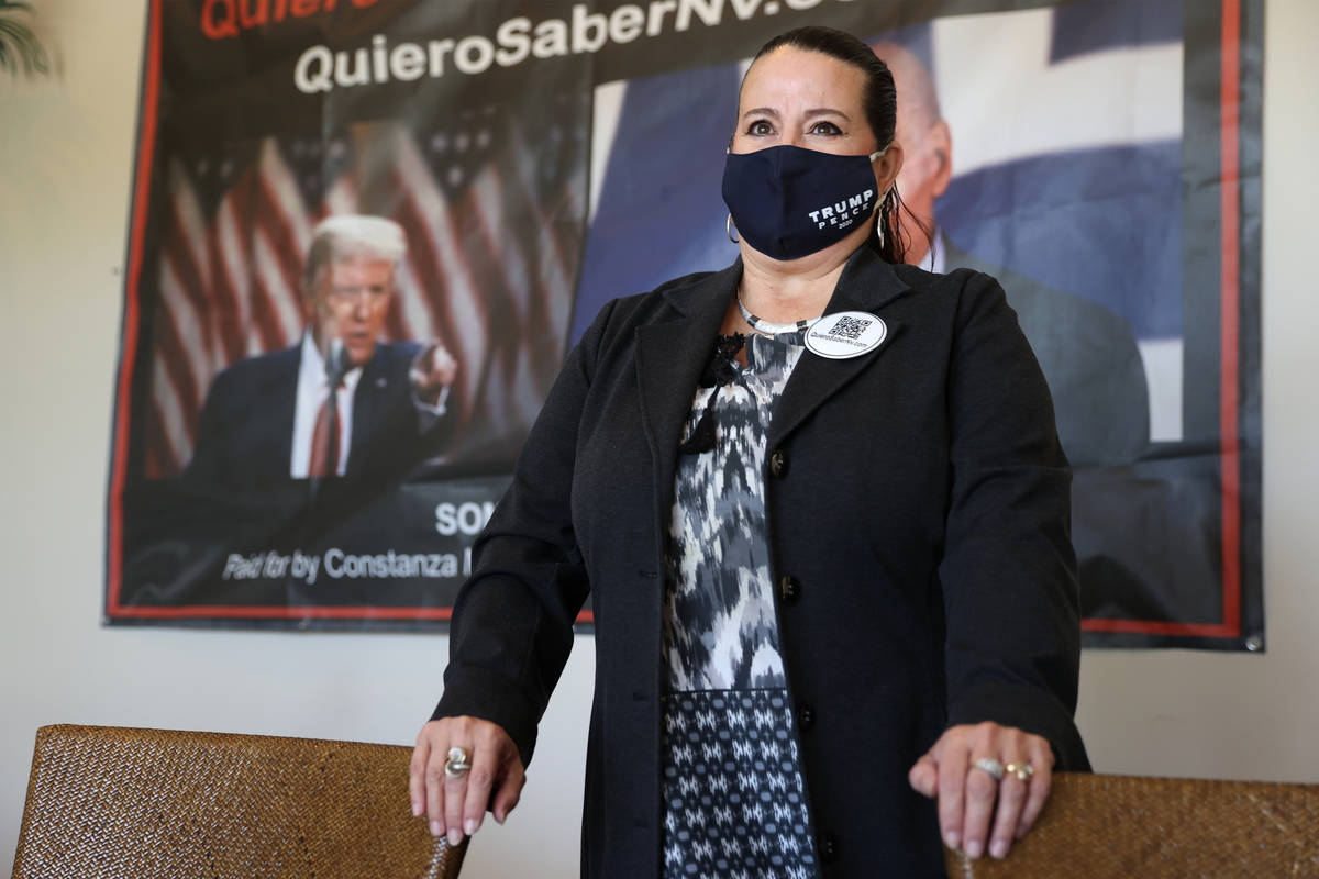 Constanza Mancilla De Areizaga, owner of local company Everything Entertainment, poses for a po ...