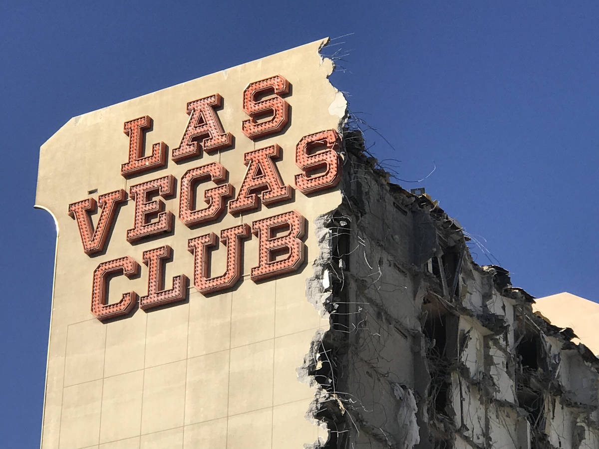 The old Las Vegas Club building is seen on Thursday Oct. 5, 2017.The owners of downtownճ D Las ...