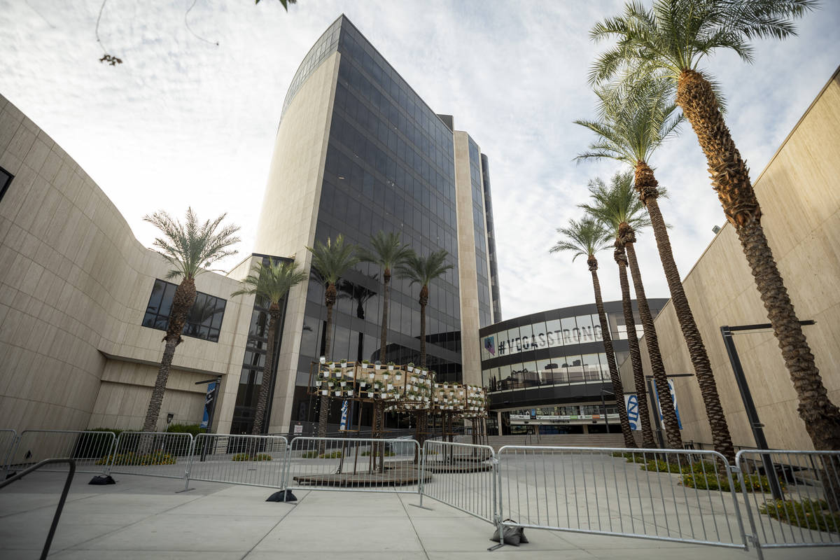 Zappos office space is seen in downtown Las Vegas on Thursday, Oct. 8, 2020. (Elizabeth Brumley ...