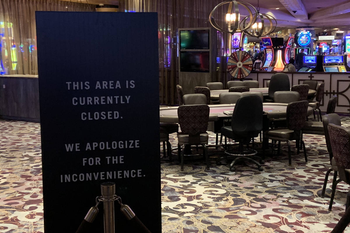 solidaritet statisk Læne Unopened Las Vegas poker rooms' fates unclear | Poker | Sports