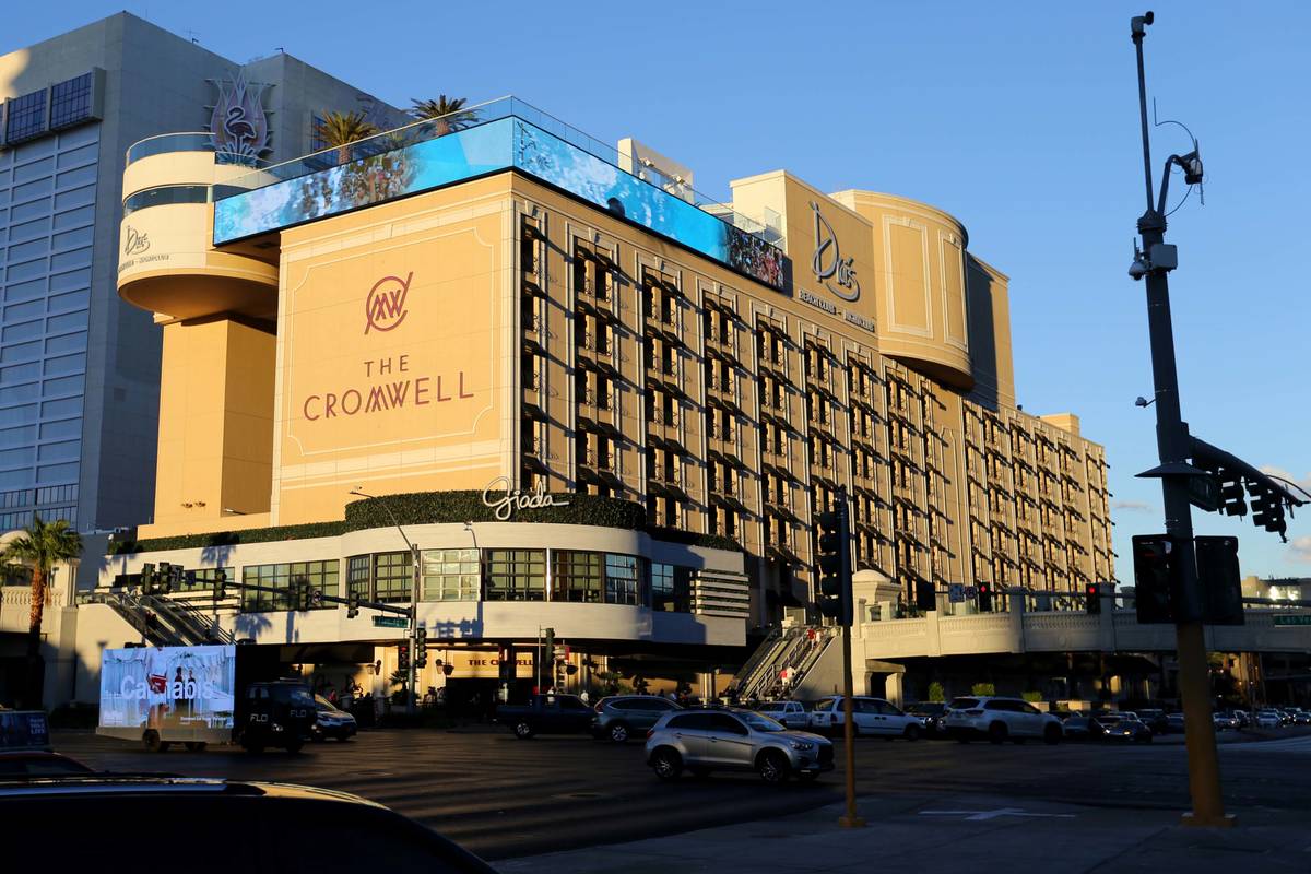The Cromwell on the Strip is seen in 2018. (K.M. Cannon Las Vegas Review-Journal @KMCannonPhoto)