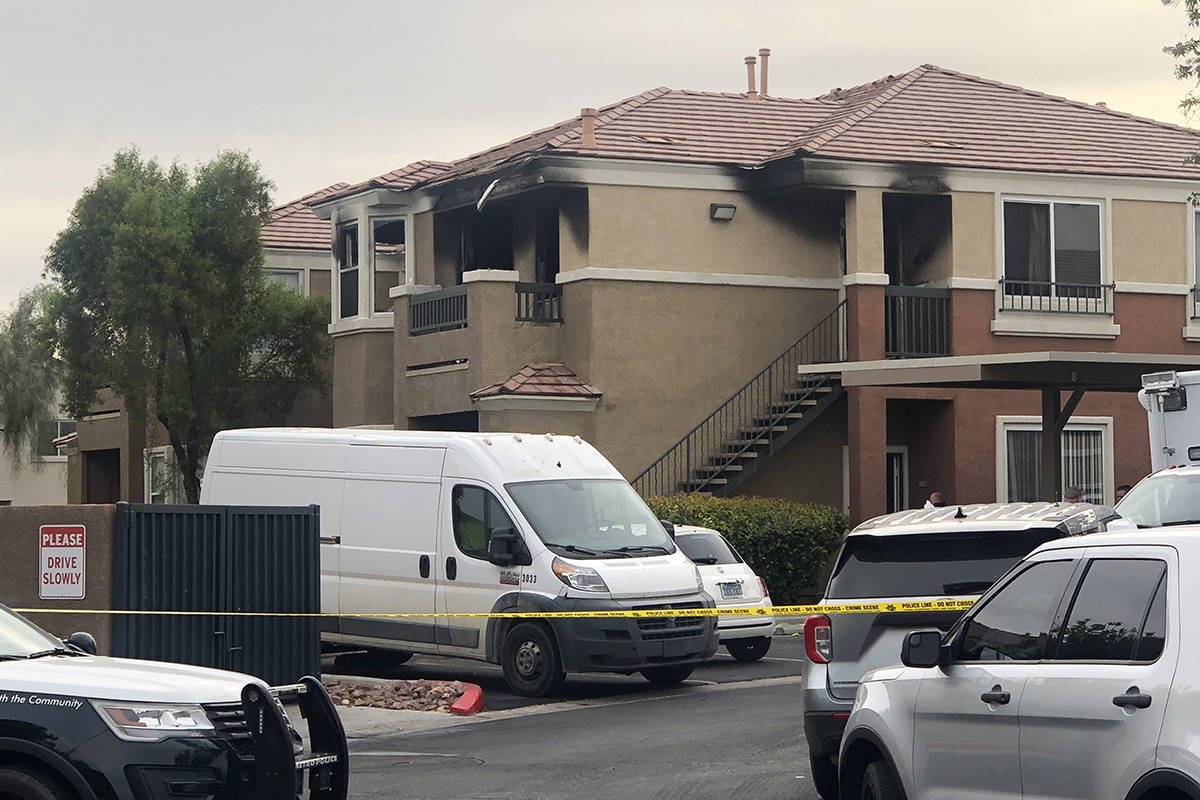 The Las Vegas Metropolitan Police Department and Clark County Fire Department continue their in ...