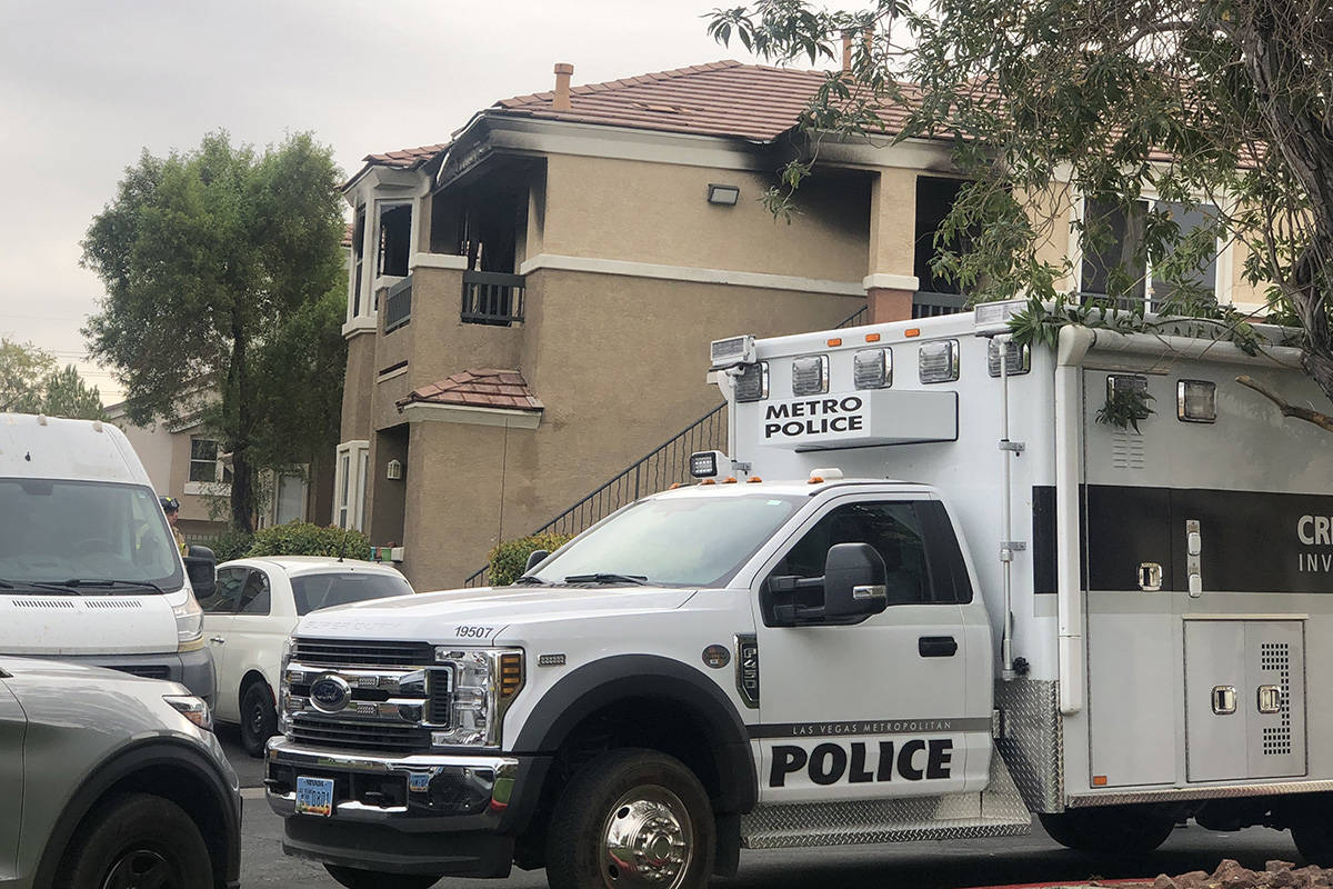 The Las Vegas Metropolitan Police Department and Clark County Fire Department continue their in ...