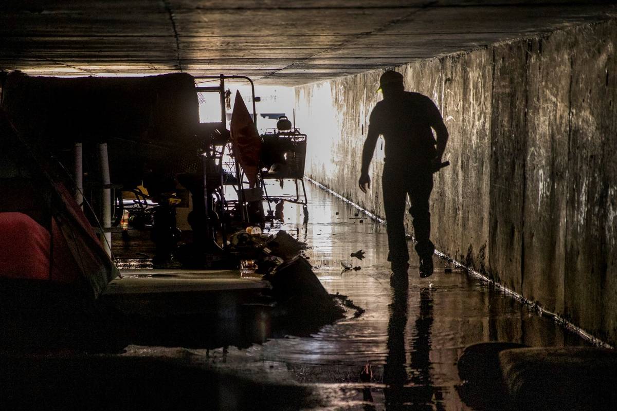 Advocates trek underground to reach homeless in Las Vegas tunnels Local Las Vegas Local image picture
