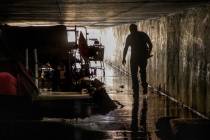 Crossroads CEO Dave Marlon conducts a monthly trip into the flood control tunnels near the form ...