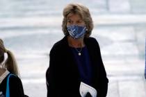 Sen. Lisa Murkowski, R-Alaska, is seen last month in Washington. (AP Photo/Andrew Harnik)