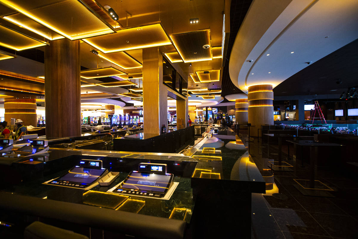 The Overhang bar is seen during a tour of Circa, the first from-the-ground-up casino built in d ...