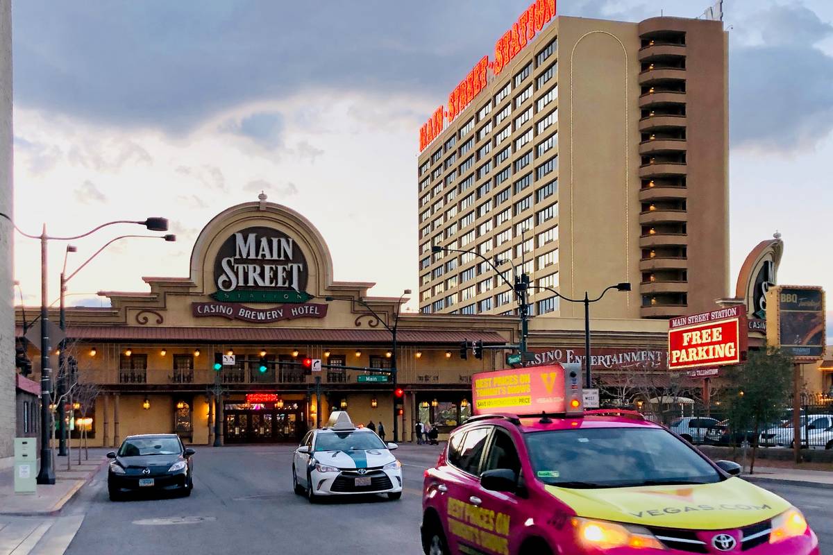 Main Street Station, operated by Boyd Gaming Corp., on Saturday, March 14, 2020 in Las Vegas. ...