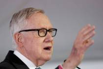 Harry Reid (Bizuayehu Tesfaye/Las Vegas Review-Journal) @bizutesfaye