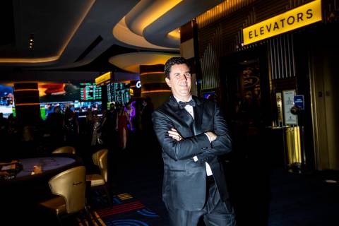Greg Stevens, co-owner of Circa, poses for a photo during the VIP black-tie grand opening event ...
