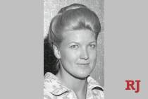 Mary Kozlowski Pichot is seen in a photo from the early 1970s. (Las Vegas Review-Journal file p ...