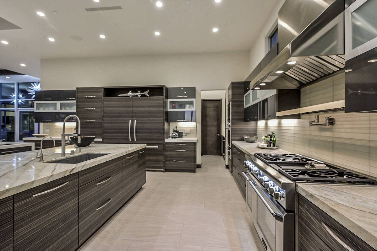 The kitchen has the latest appliances. (Huntington and Ellis)