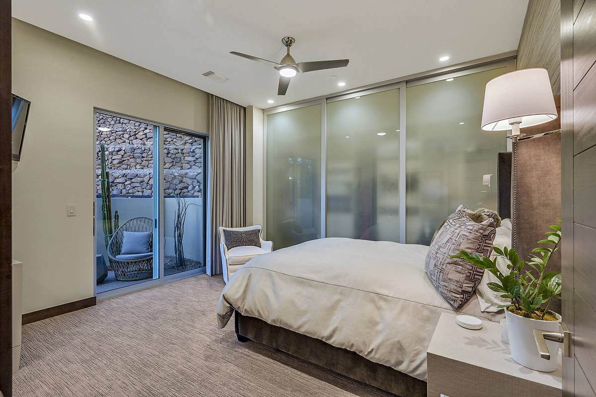 The home has five bedrooms. (Huntington and Ellis)