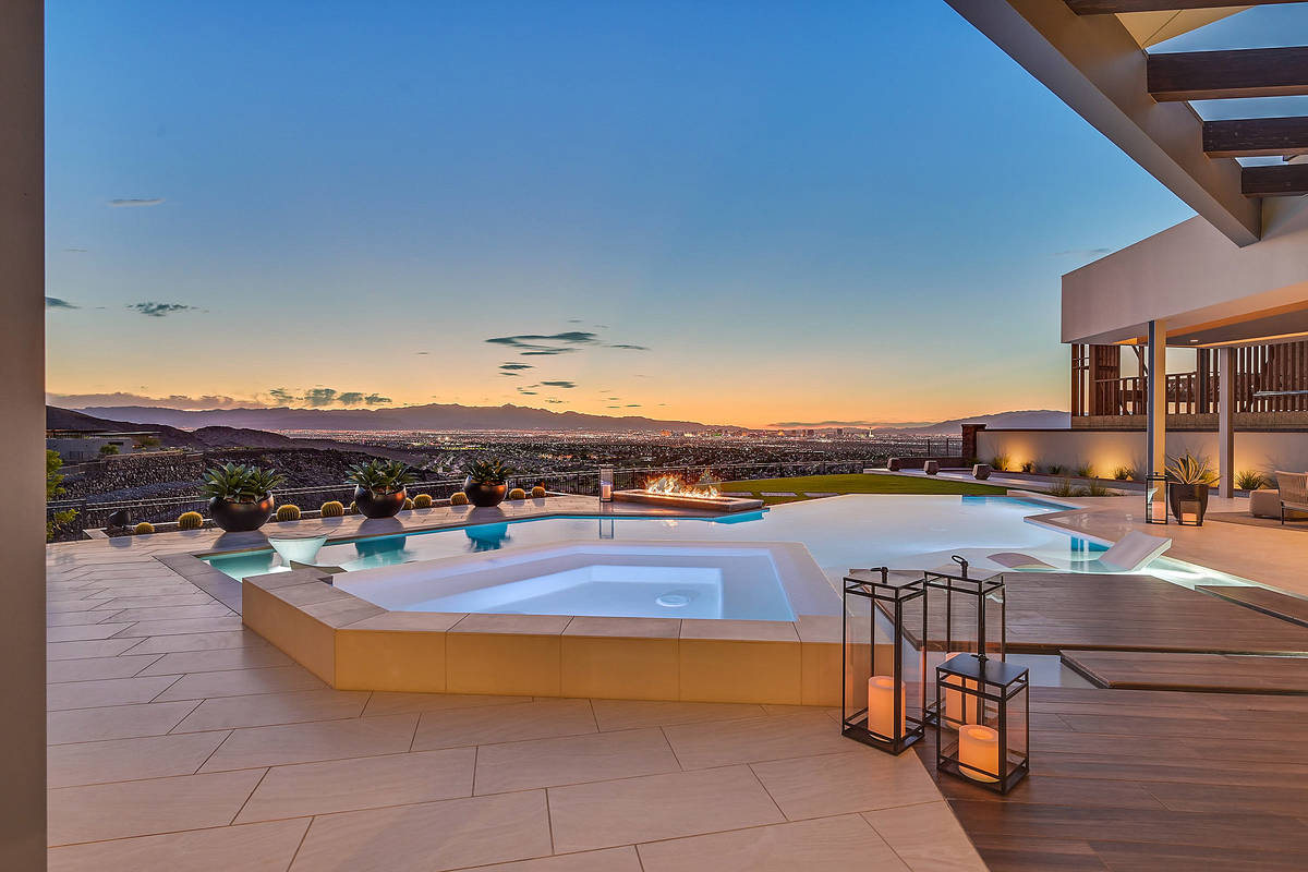 The home has views of the valley. (Huntington and Ellis)