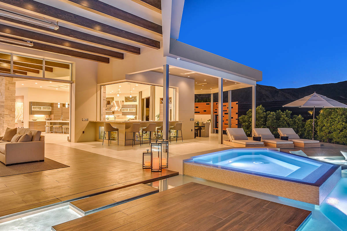 This Ascaya home was built by Las Vegas-based Sun West Custom Homes and is listed for nearly $5 ...