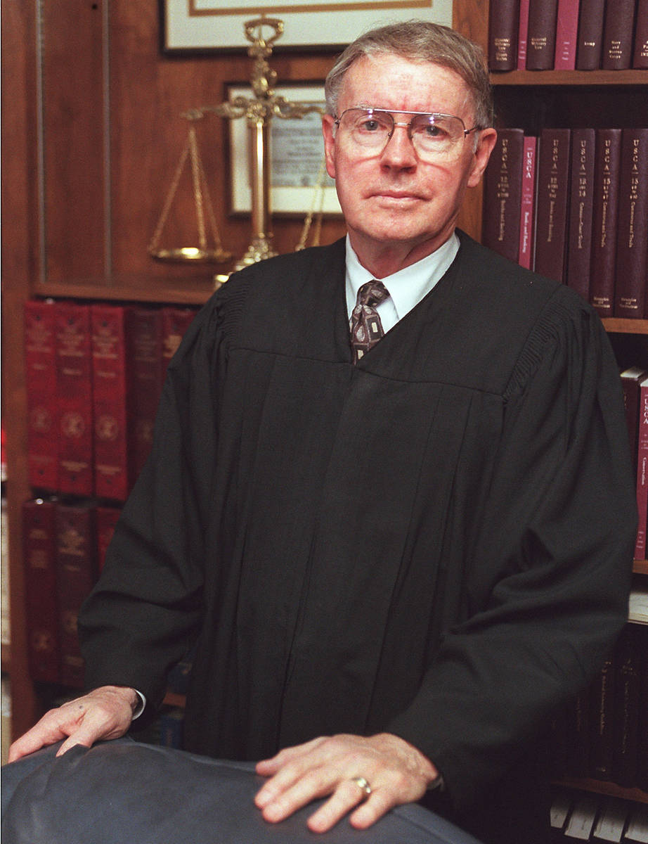 Judge Lloyd George in 1997. (Review-Journal file photo)