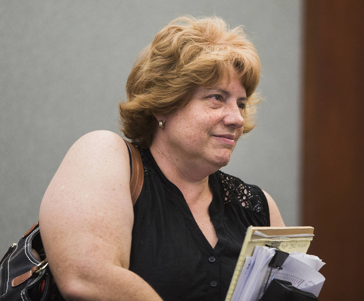 Disbarred Las Vegas lawyer Jeanne Winkler, who pleaded guilty to theft for stealing from client ...