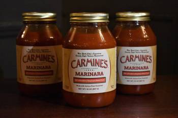 How does Carmine's sauce hold up to mom's, or Rao's? (Carmine's)