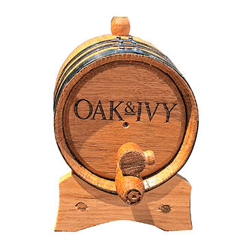 Fill Oak & Ivy's American white oak barrels with whatever you like. (Neon PR)