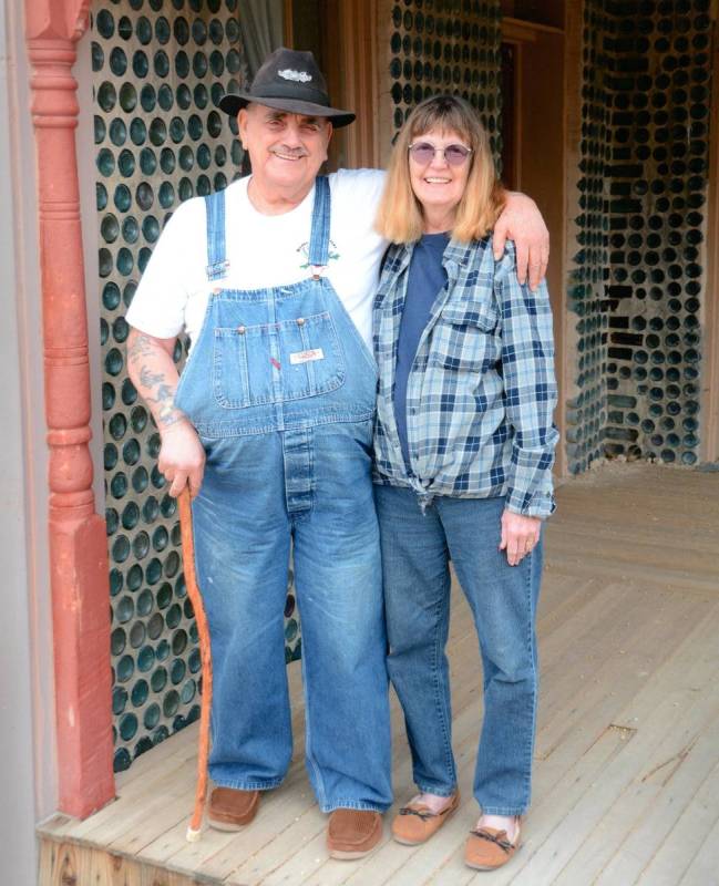 Evan and Molly Thompson in a 2015 photo. (Richard Stephens/Pahrump Valley Times)